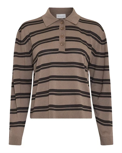 MSCH Copenhagen - MSCHTerine Pullover Polo - Mount T/Mulch